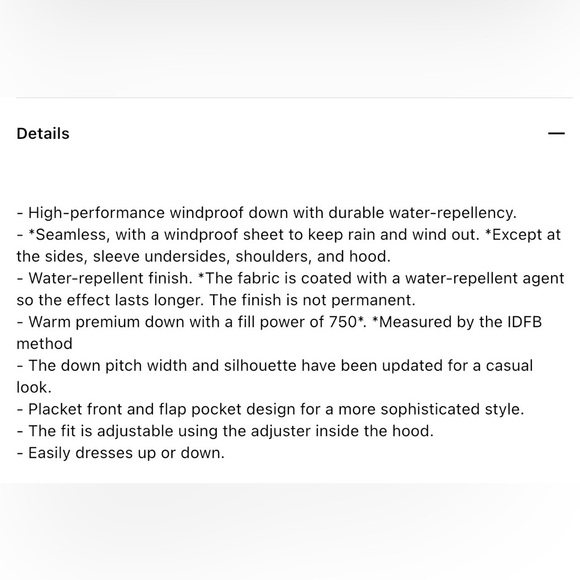 Uniqlo seamless down long parka - Picture 4 of 11